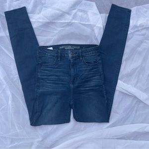 American Eagle Super Stretch Dark Wash Jeggings